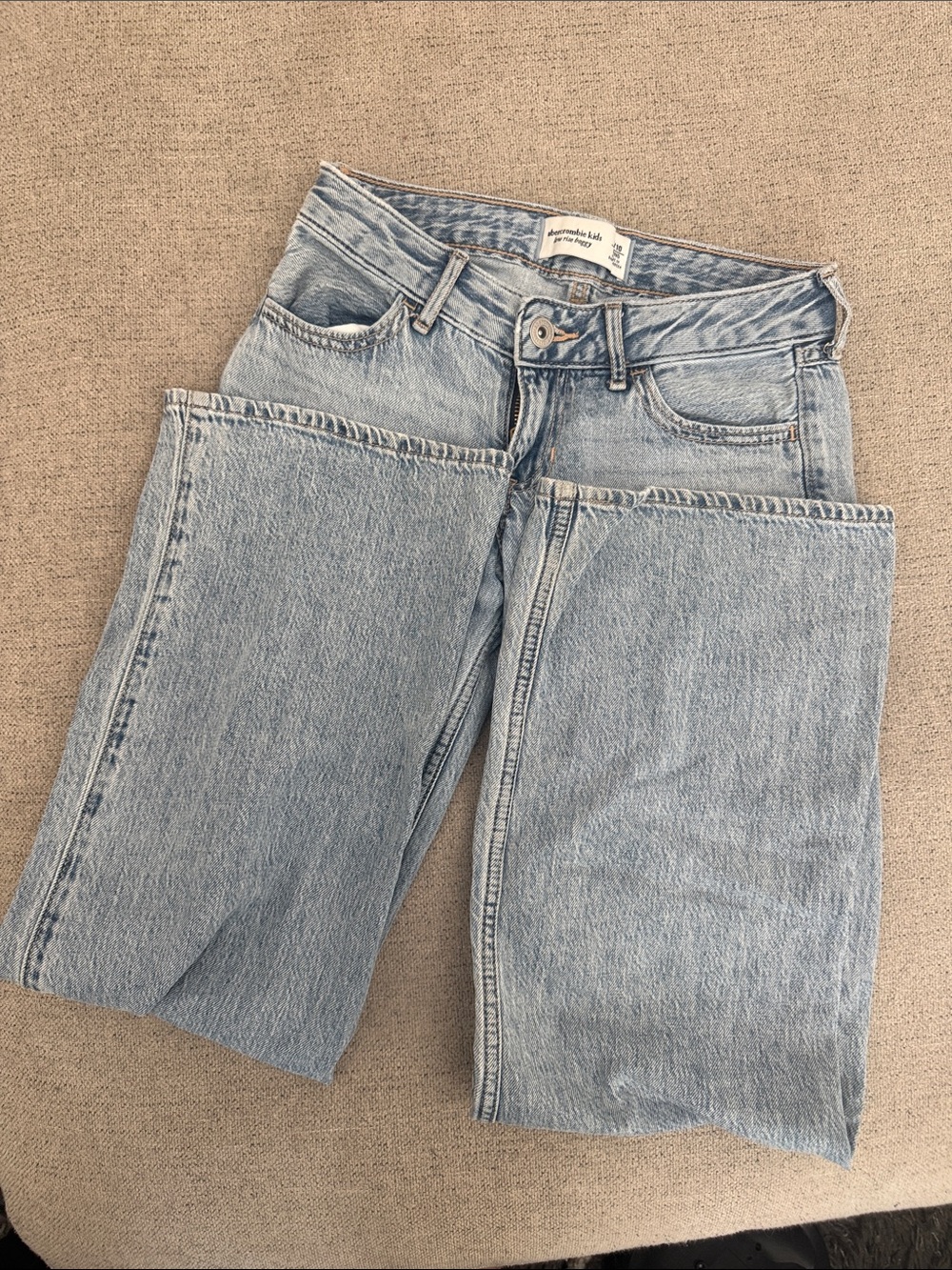 Abercrombie & Fitch Light Blue Straight Leg Women’s Jeans